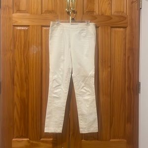 Hilton Hollis off white pants size 6